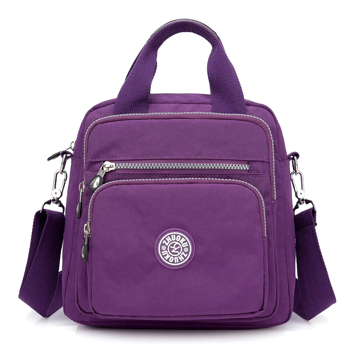 Women Messenger Light Travel Waterproof Nylon Double Shoulder Crossbody Tote Bag