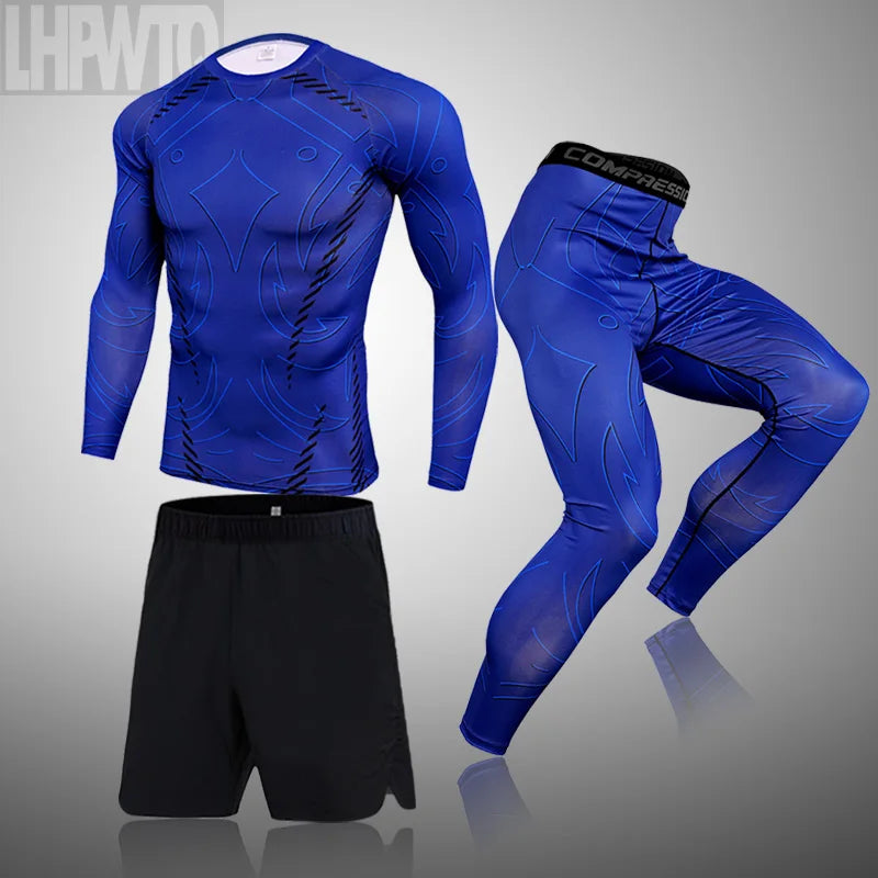Men Sportswear Compression Quick Dry Running Joggers