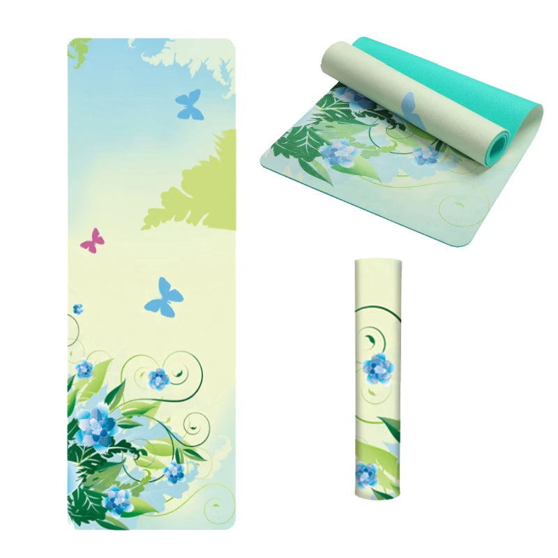 Suede Double Layer Non-Slip Pilates Yoga Fitness Mat