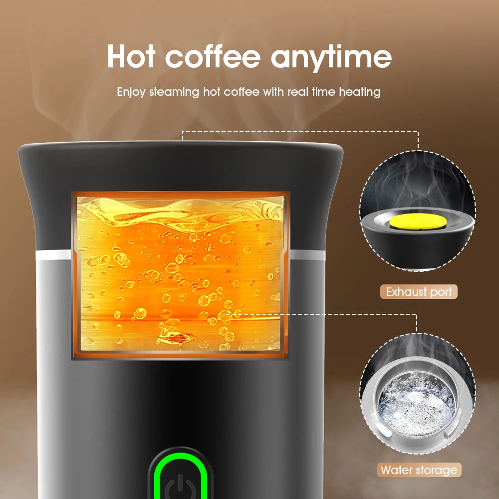 Portable Electric Travel Espresso Machine Coffee Maker With Travel bag