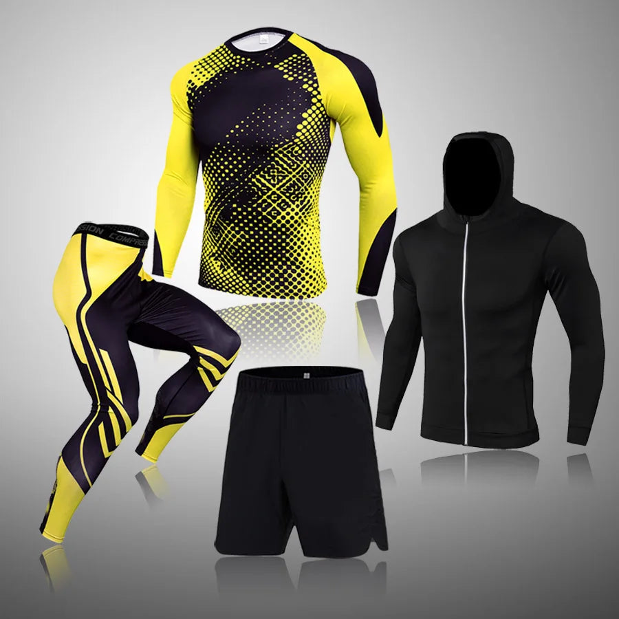 Men Sportswear Compression Quick Dry Running Joggers