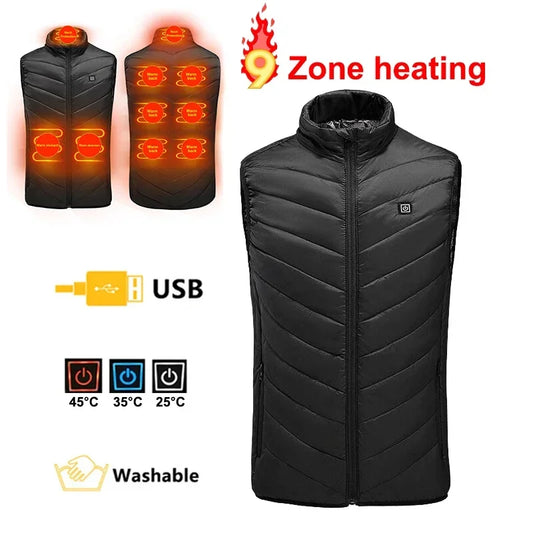 Thermal USB Self Heated Electric Vest for Men or Women