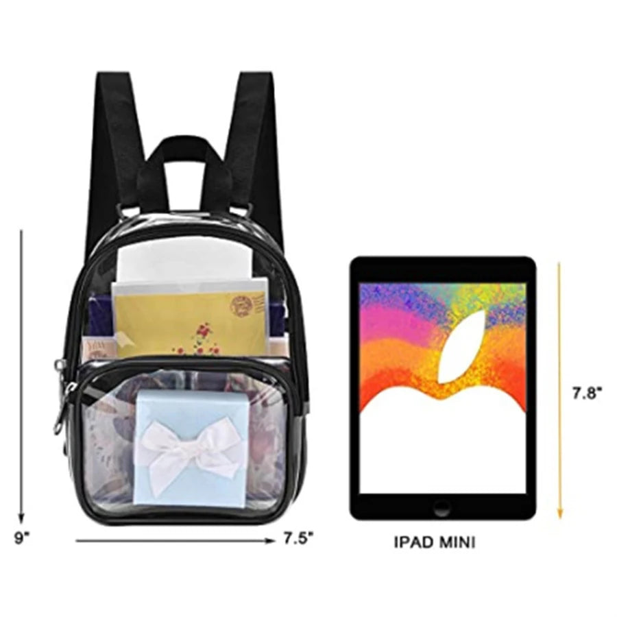 Small Clear Backpack Waterproof Beach Cell Phone Bag