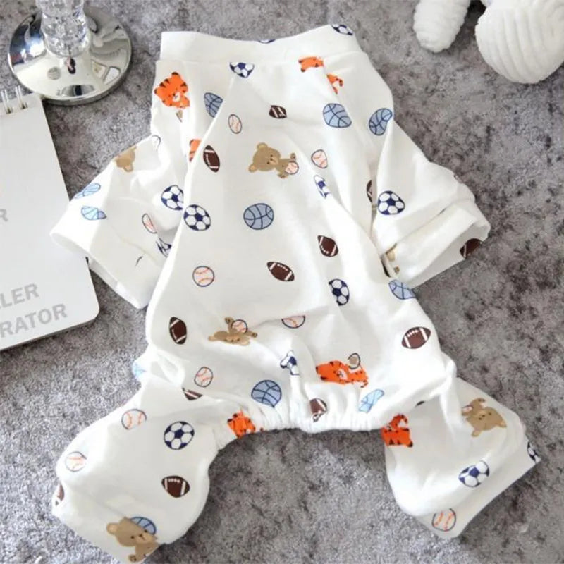 Pet Dog Jumpsuit Pajama for Small Dogs