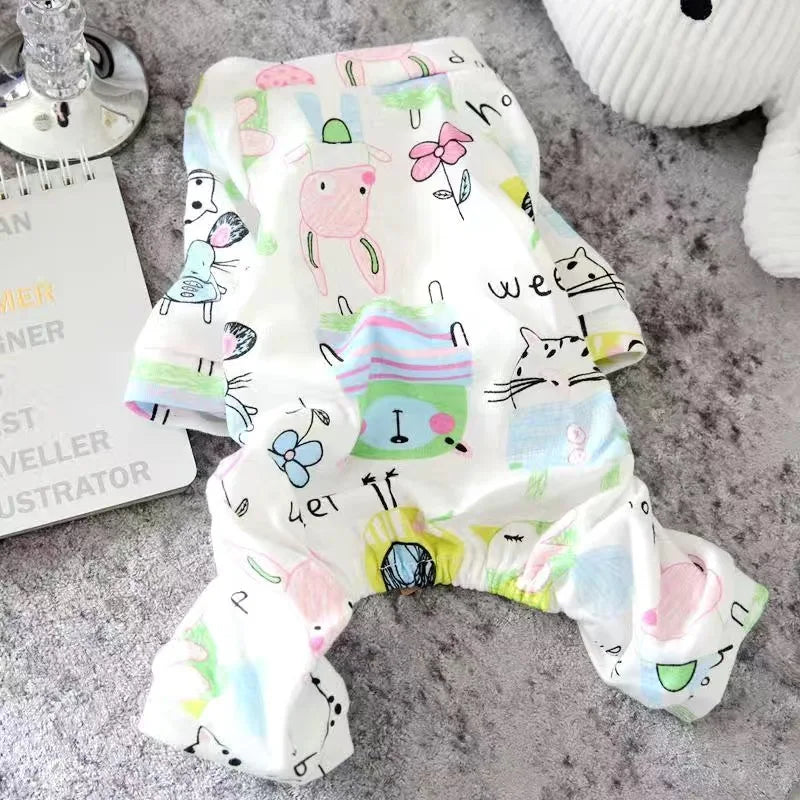 Pet Dog Jumpsuit Pajama for Small Dogs