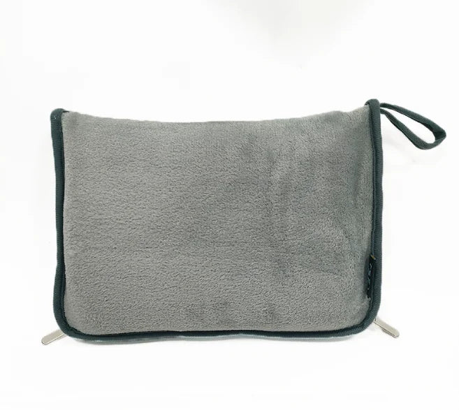 Travel Blanket soft Fleece 2-In-1 Compact Combo Blanket
