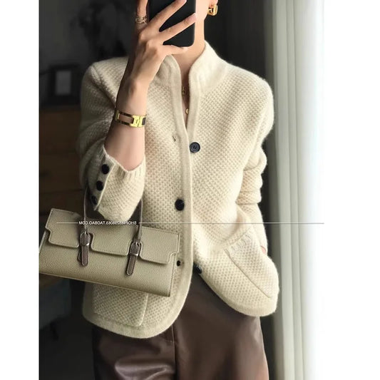 Luxury Cashmere Cardigan Sweater