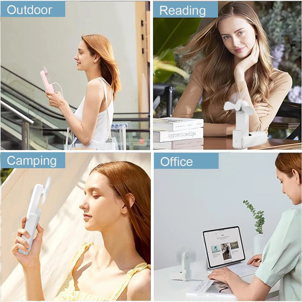 Portable Mini USB Handheld Pocket Fan