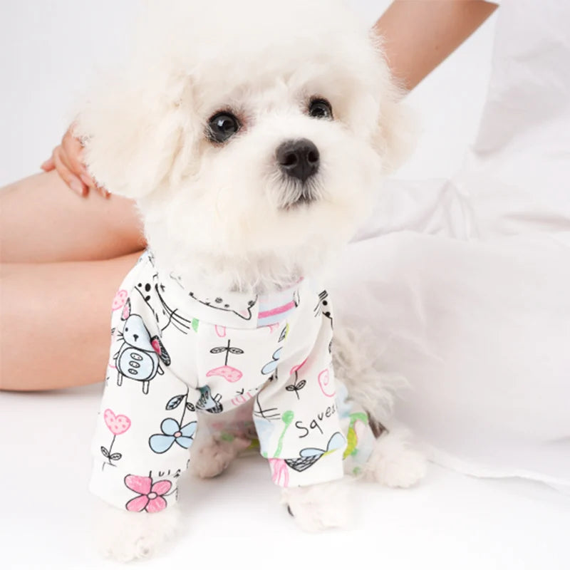 Pet Dog Jumpsuit Pajama for Small Dogs