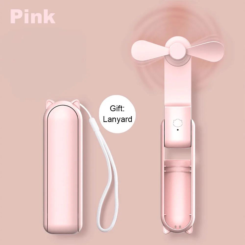 Portable Mini USB Handheld Pocket Fan
