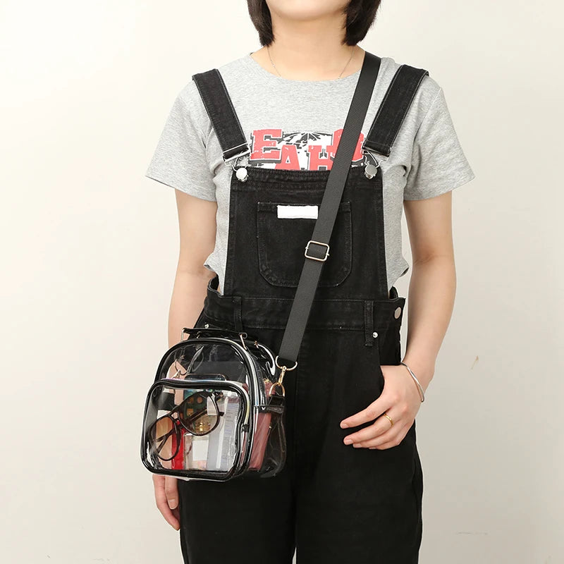 Transparent Ladies Small Stadium Approved Clear Bag