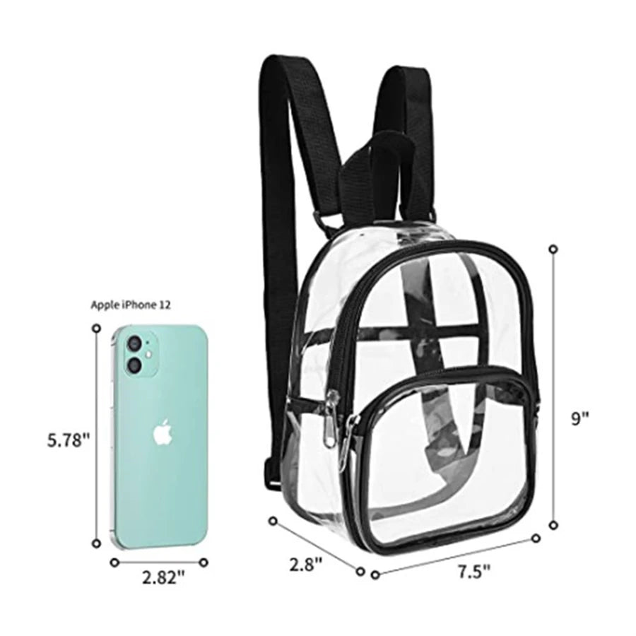 Small Clear Backpack Waterproof Beach Cell Phone Bag