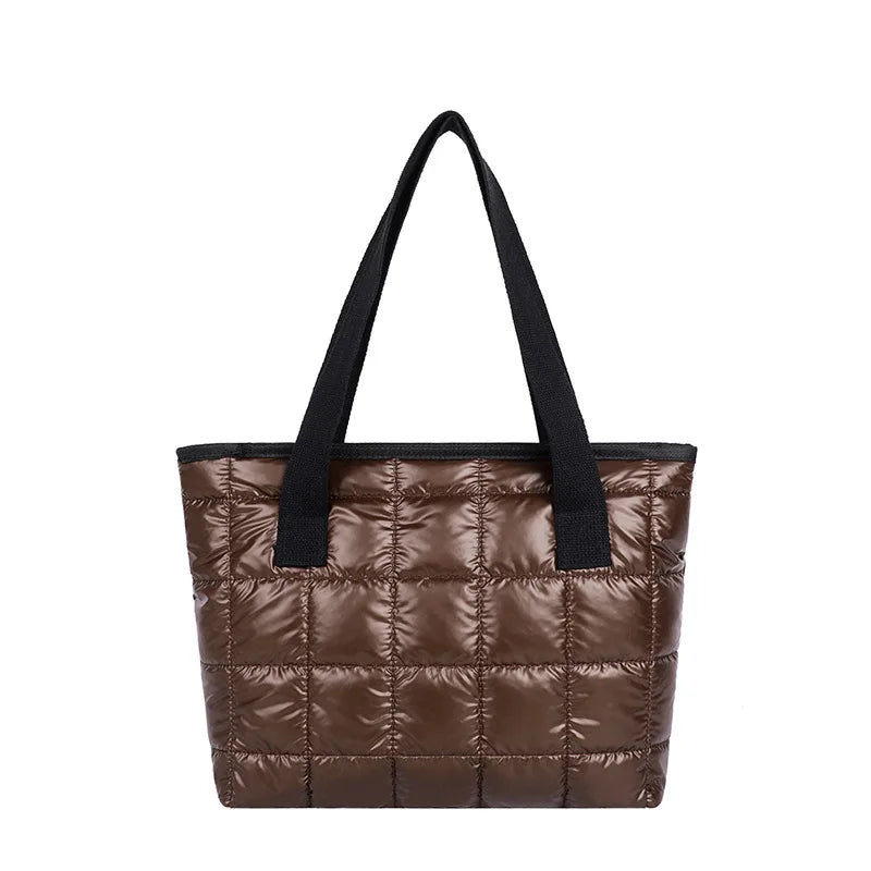 Large Quilted Tote Bag