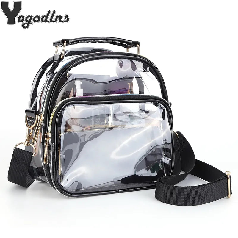 Transparent Ladies Small Stadium Approved Clear Bag