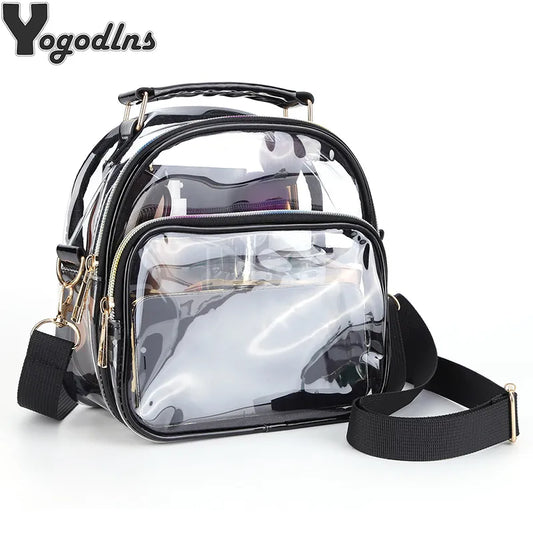 Transparent Ladies Small Stadium Approved Clear Bag