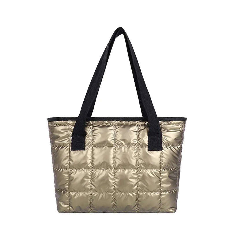 Large Quilted Tote Bag