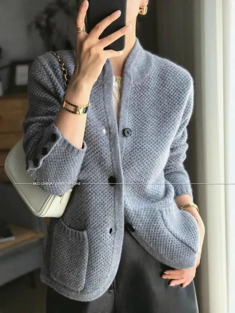 Luxury Cashmere Cardigan Sweater