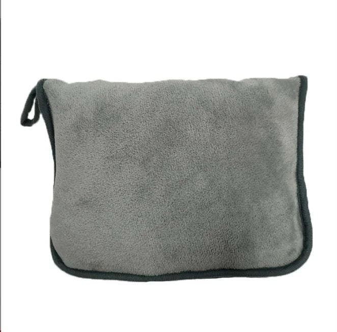 Airplane Blanket with Soft Pillowcase Travel Essentials