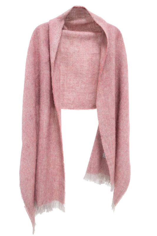 Pink Peruvian Alpaca Wool Wrap
