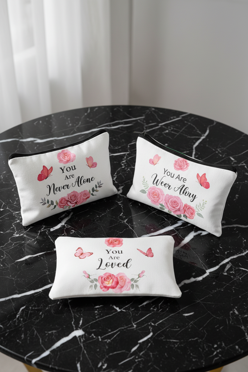 Melanated Women Cosmetic Bag — Afrocentric & Affirmation Styles