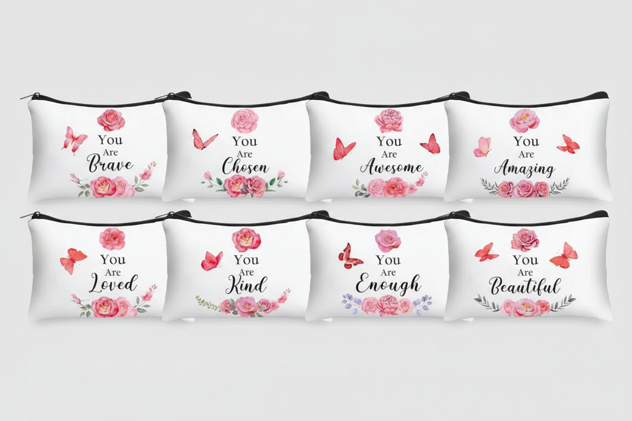 Melanated Women Cosmetic Bag — Afrocentric & Affirmation Styles