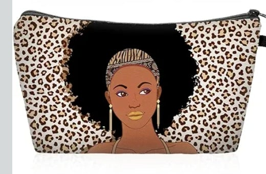 Melanated Women Cosmetic Bag — Afrocentric & Affirmation Styles